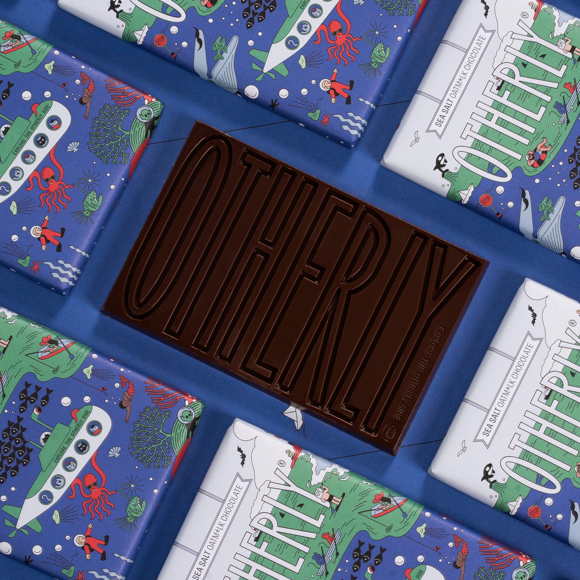 Sea Salt Oatm*lk Chocolate Bar, Vegan (120g)