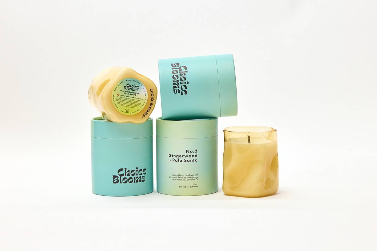 No. 2 Gingerwood + Palo Santo Candle, 12oz.