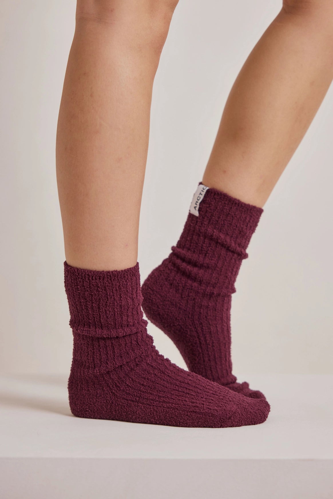 Cosy Socks - 100% Recycled - Cherry Lacquer
