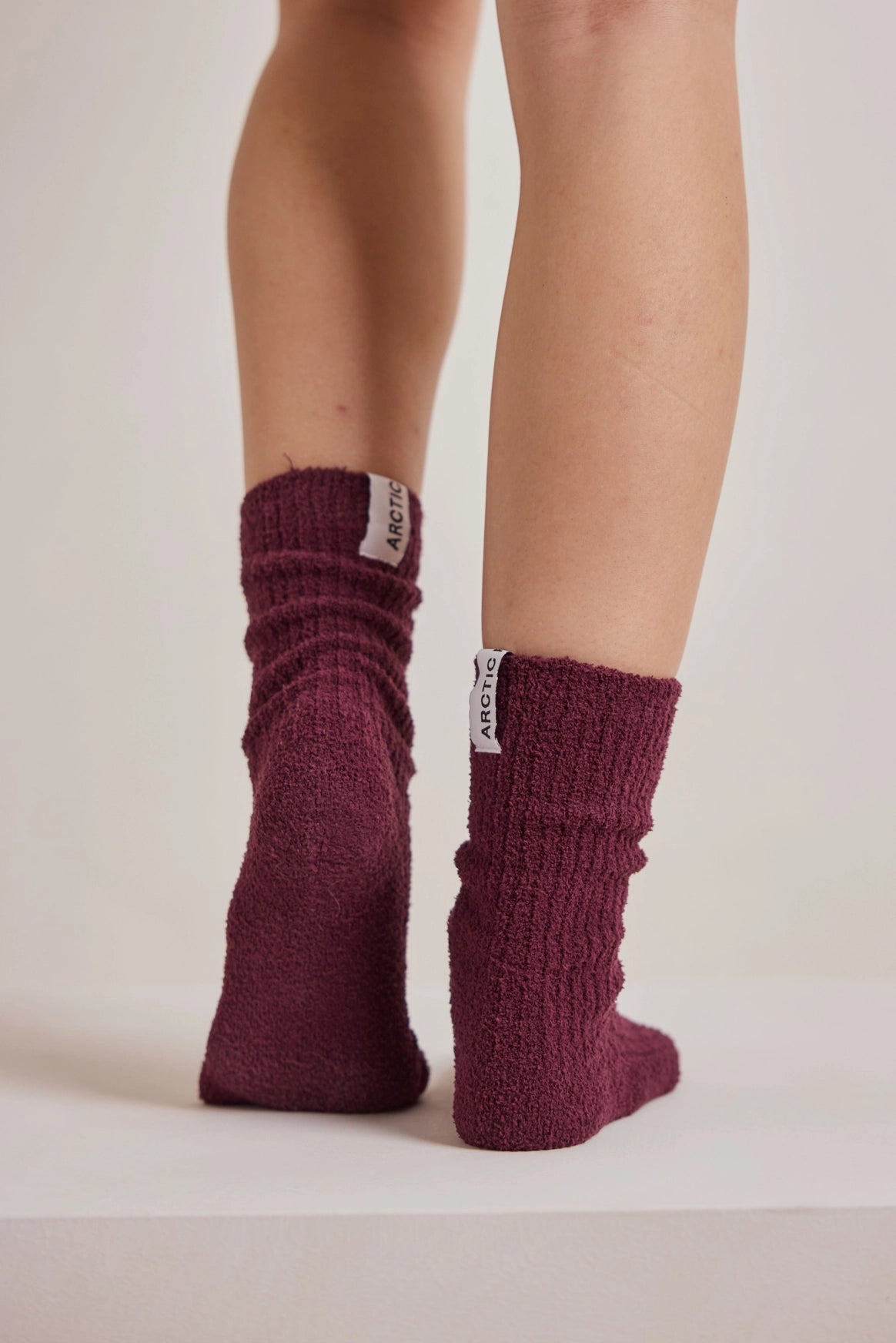 Cosy Socks - 100% Recycled - Cherry Lacquer