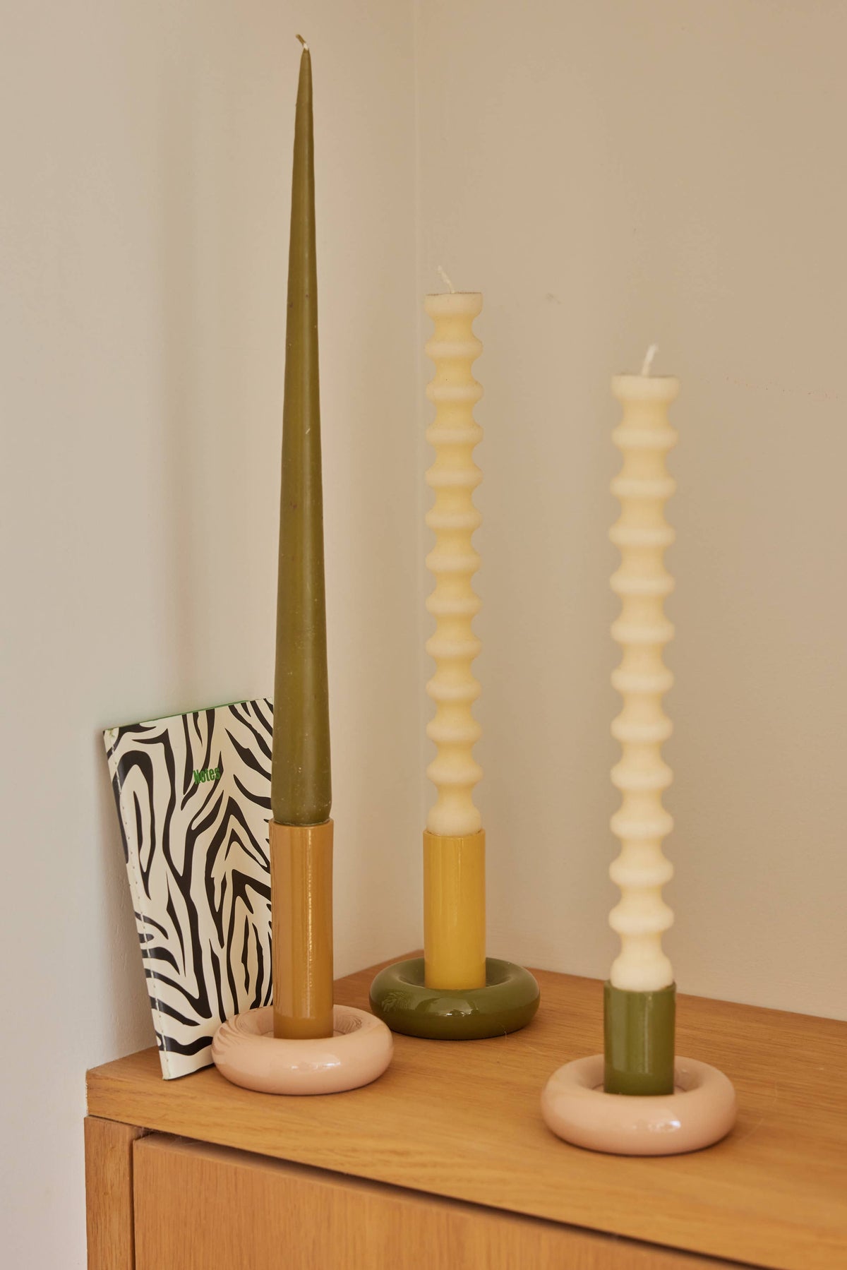 Donut Candle Holder L - Absinthe