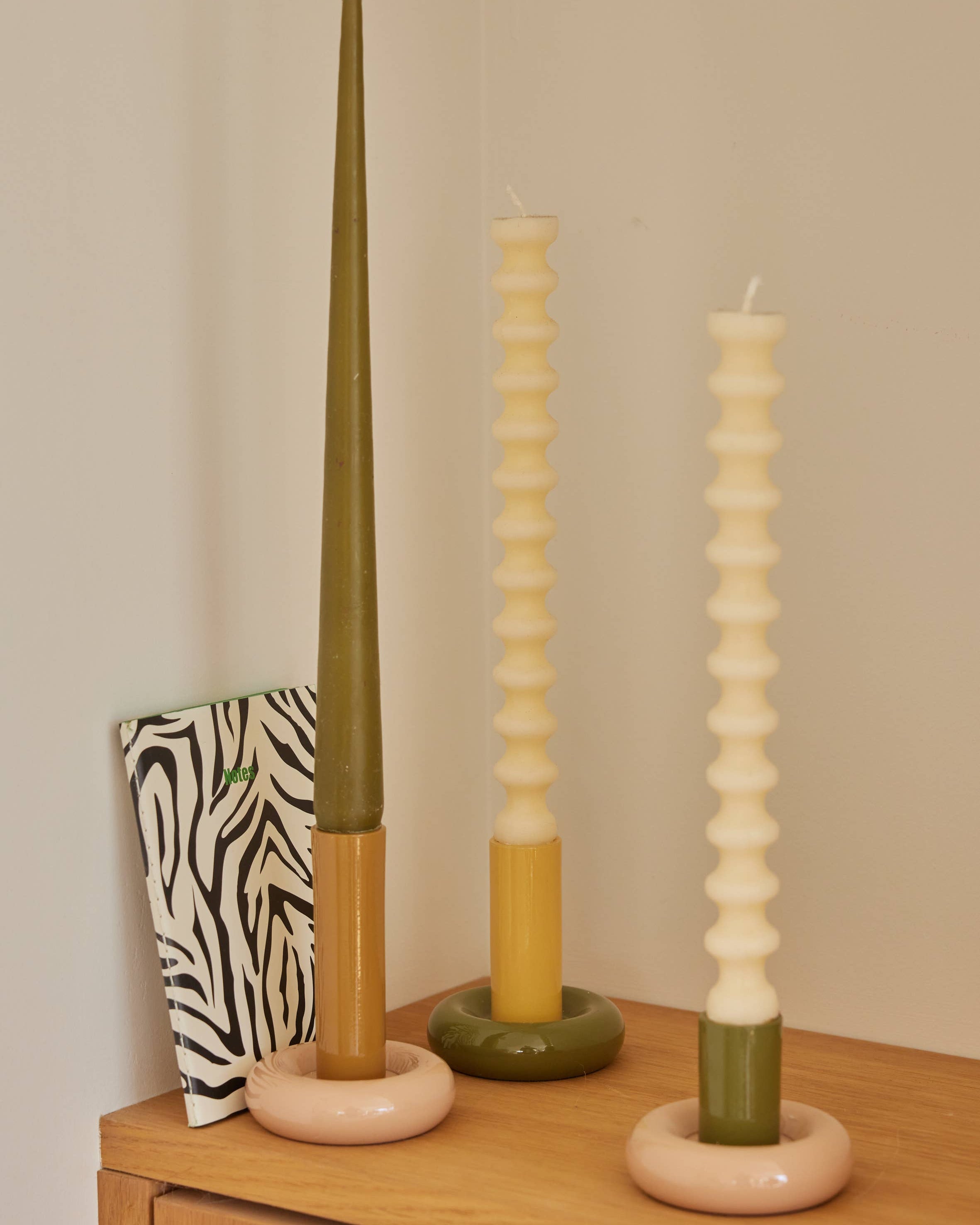 Donut Candle Holder M - Chamomile
