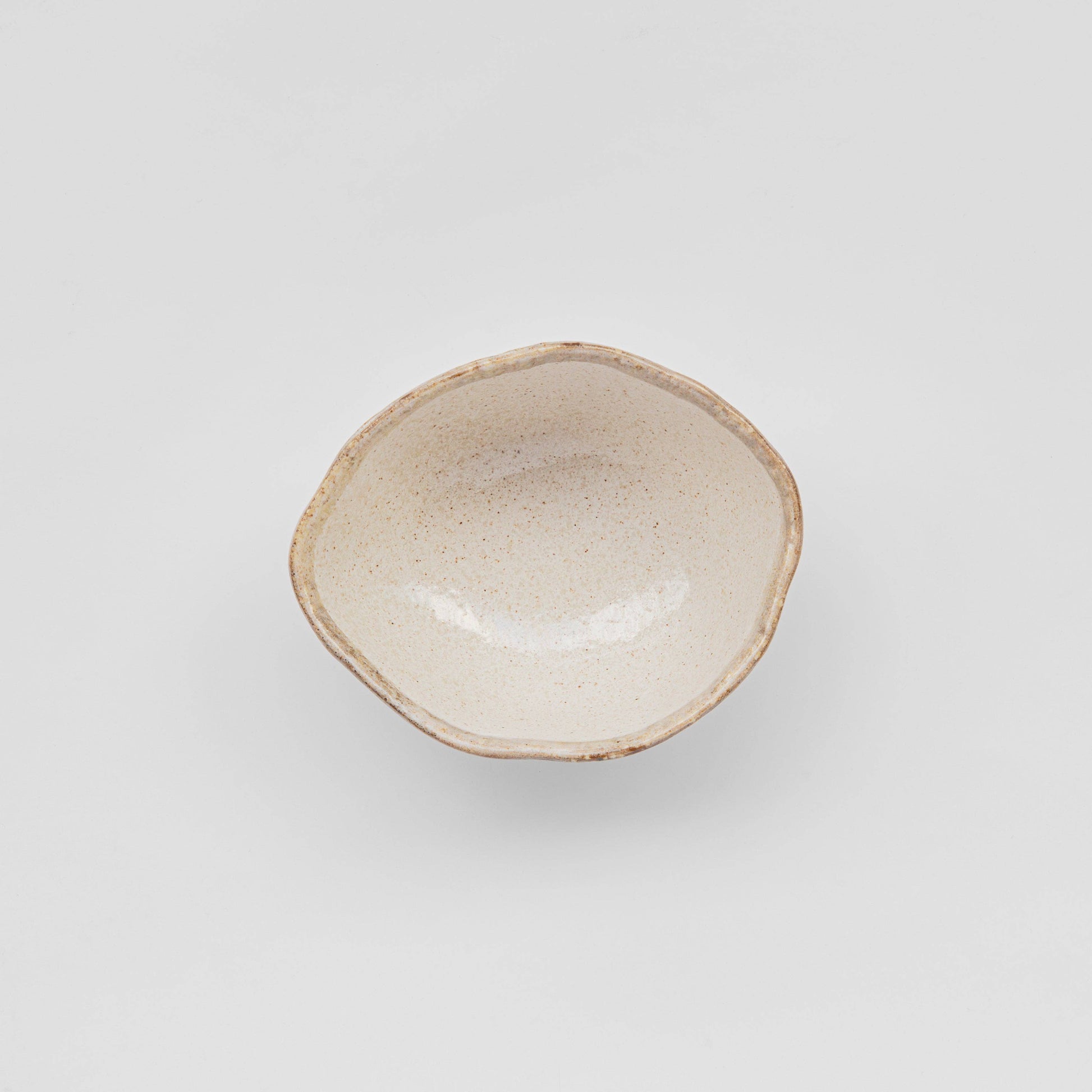 Flax Organic Uneven Medium Oval Bowl, 21cm