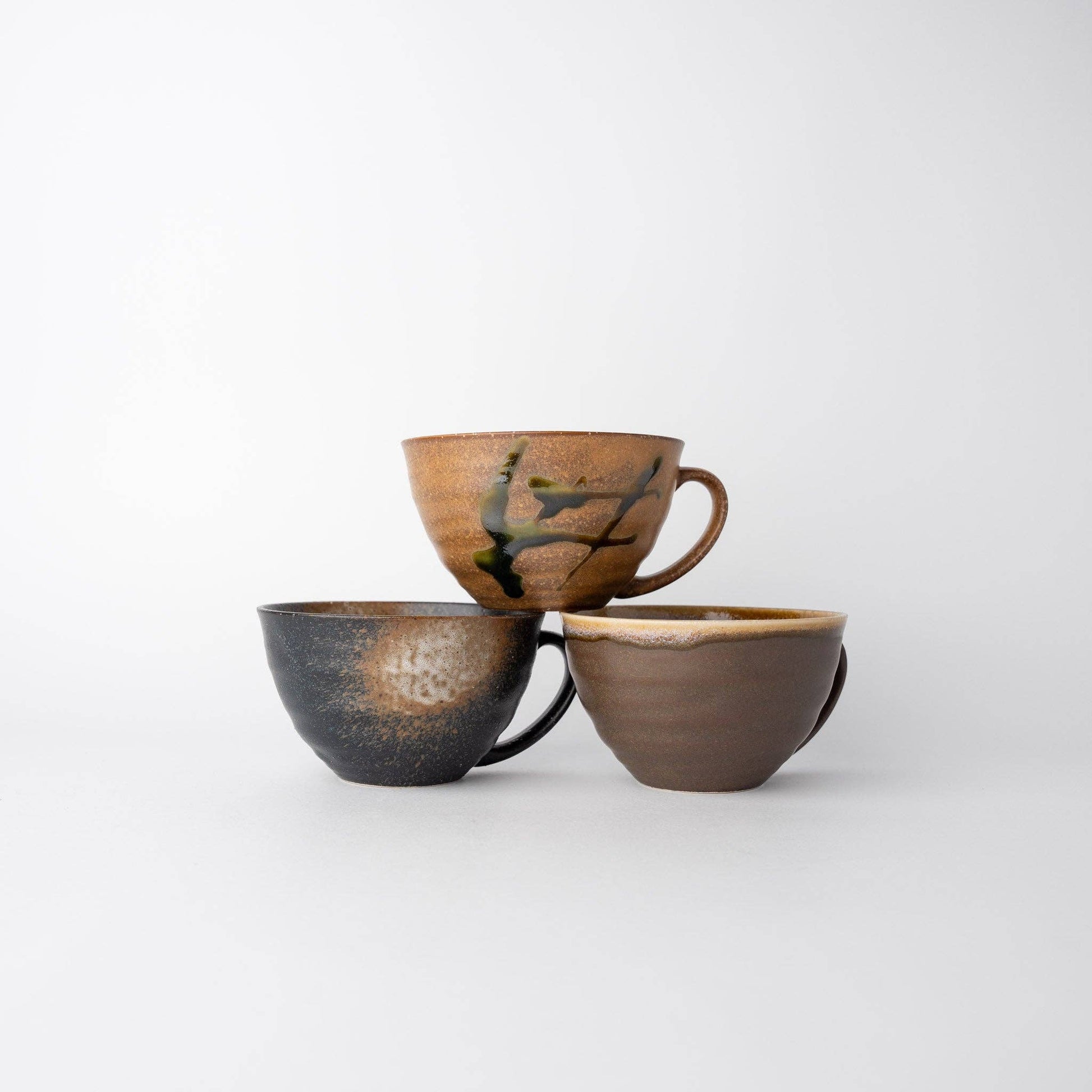 Desert Glaze Mugs Gift Set - 3pcs