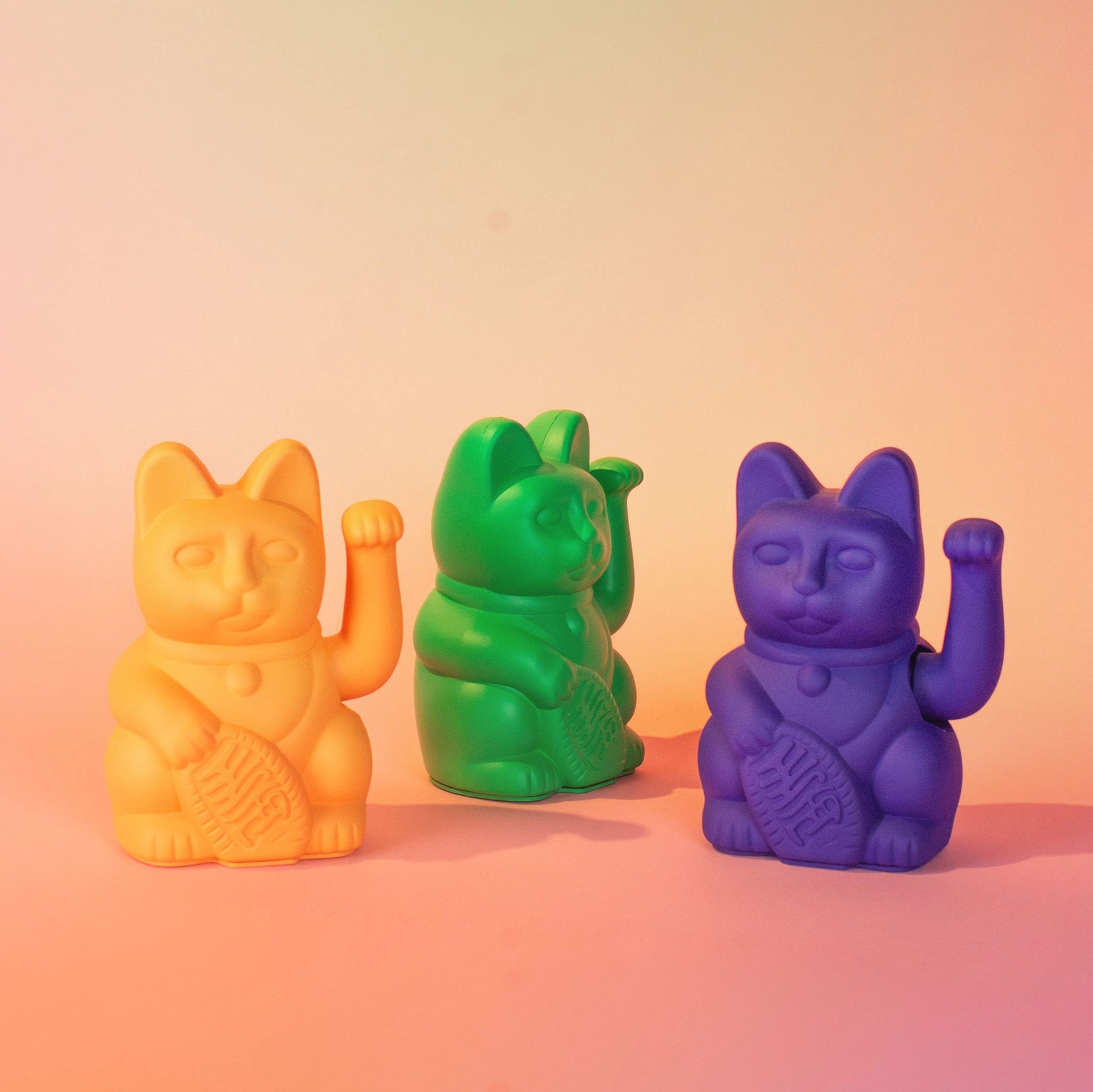 Lucky Cat | Maneki Neko - Peach