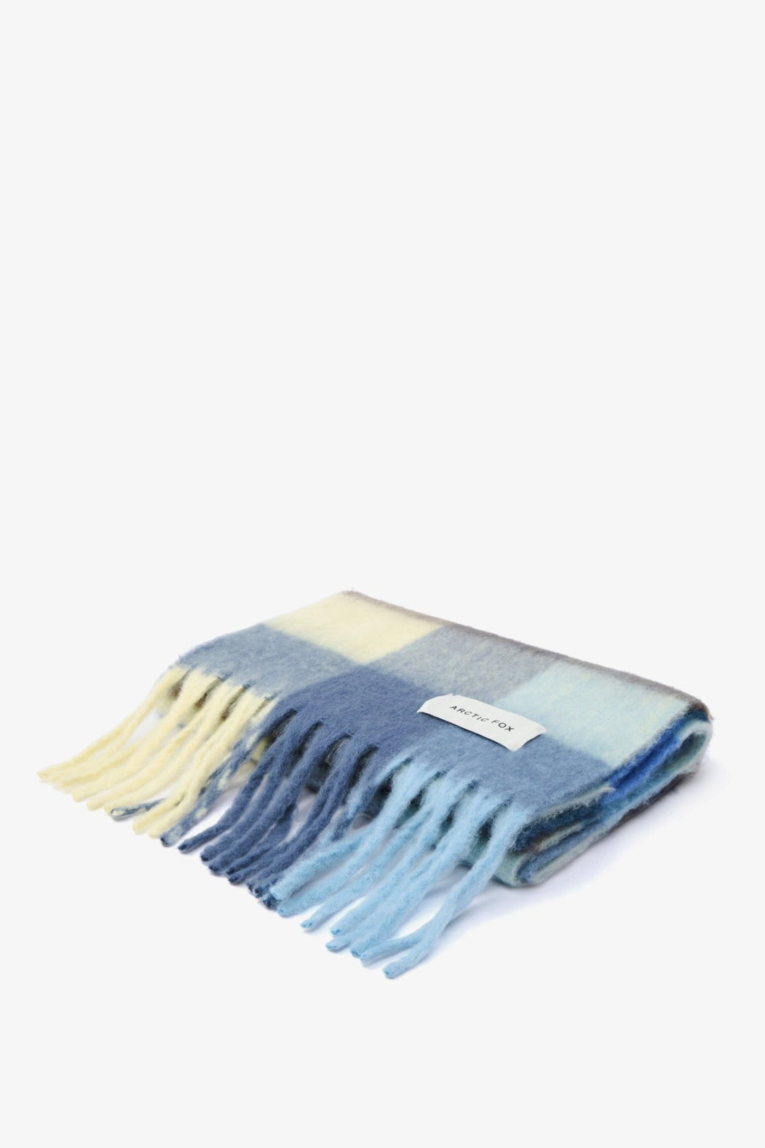 The Reykjavik Scarf - 100% Recycled - Blue Yellow