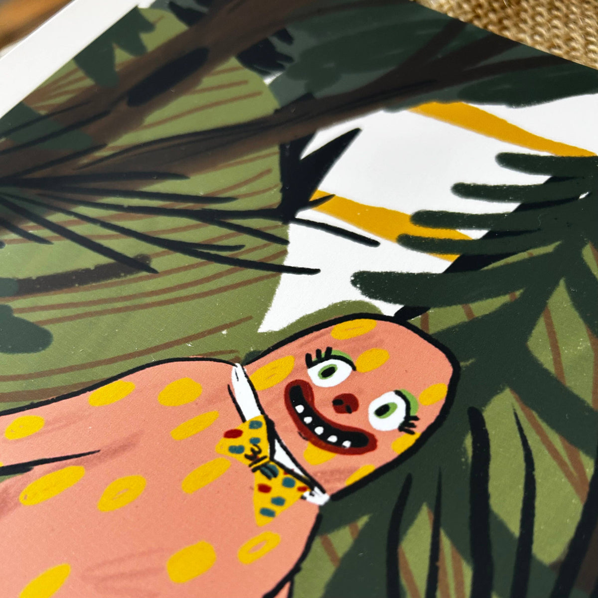 Mr Blobby Print - A4