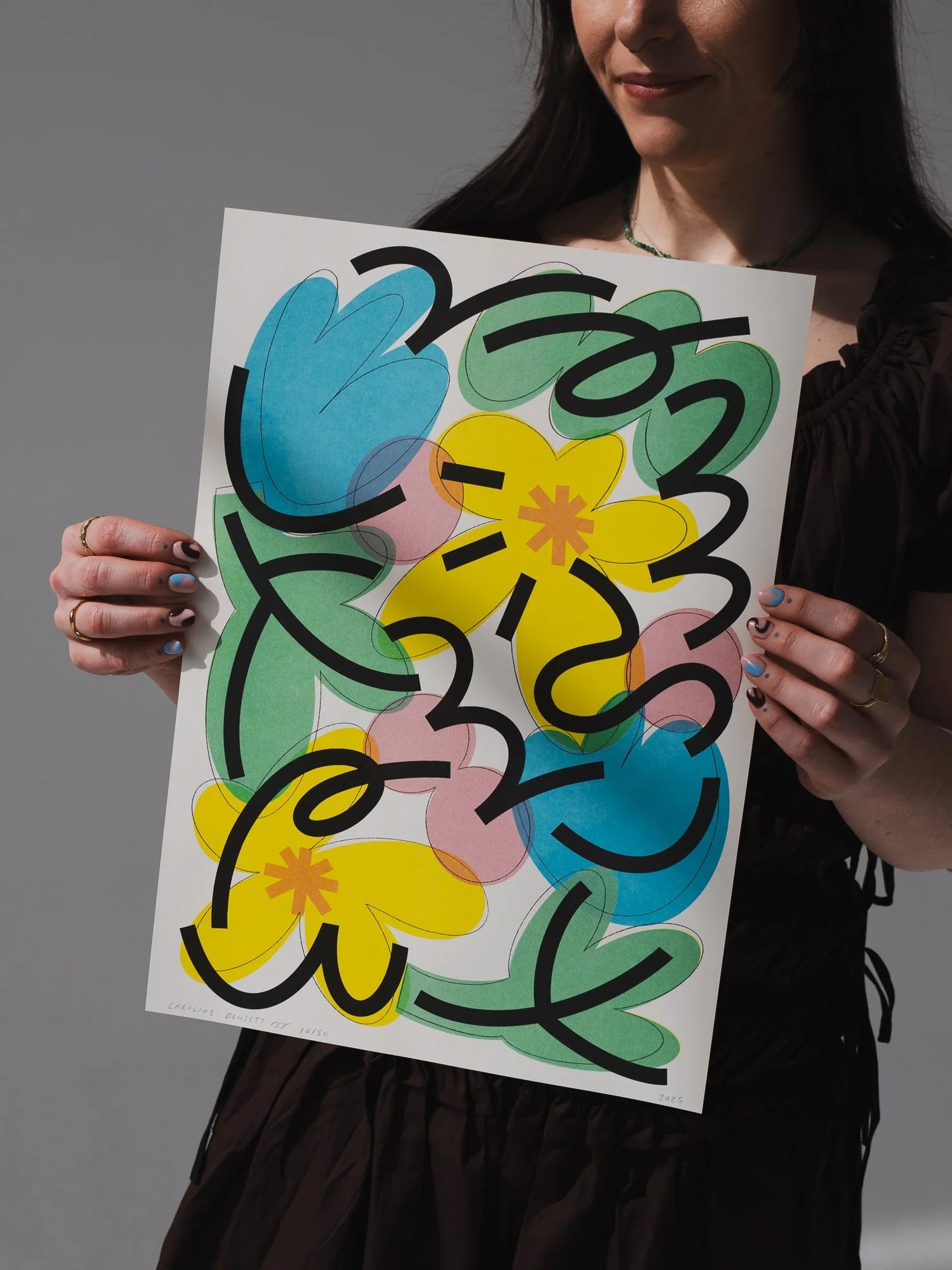 Garden - Risograph Print - A3