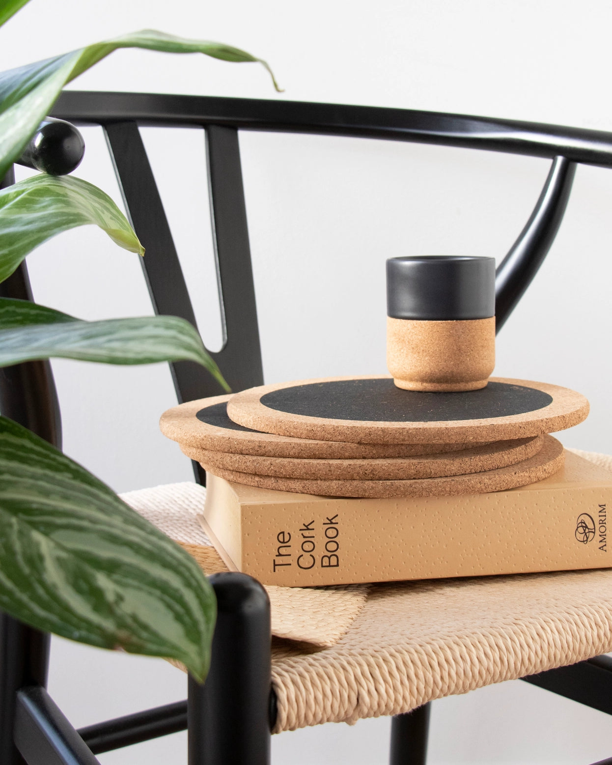 Eco Coffee Mug Gift Set - Matte Black