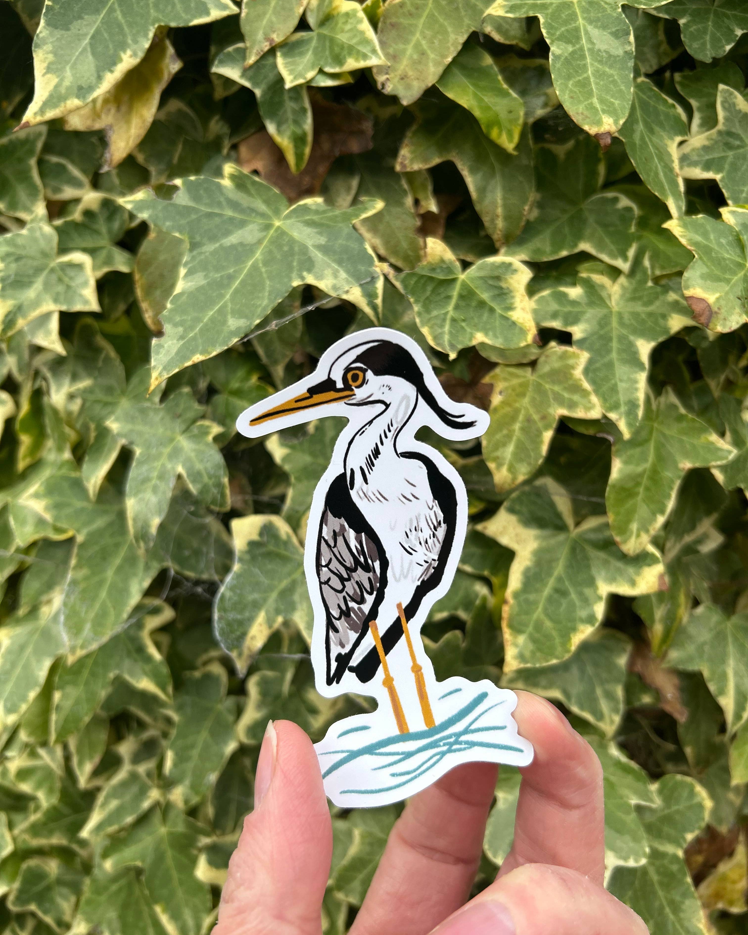 Heron Sticker 