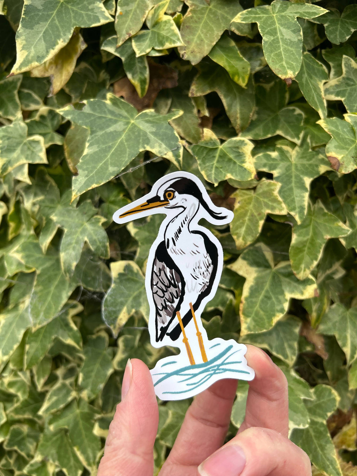 Heron Sticker 