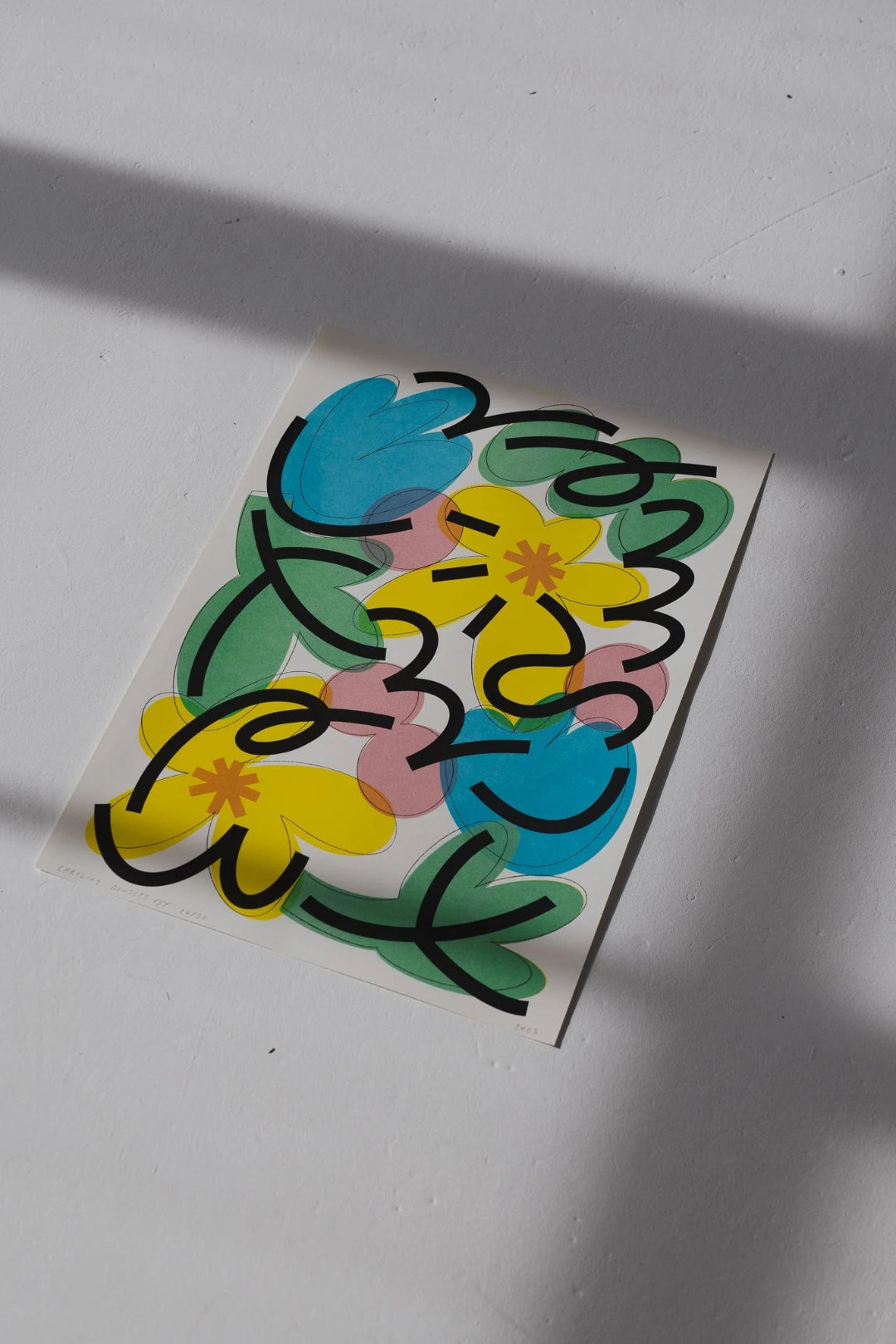 Garden - Risograph Print - A3