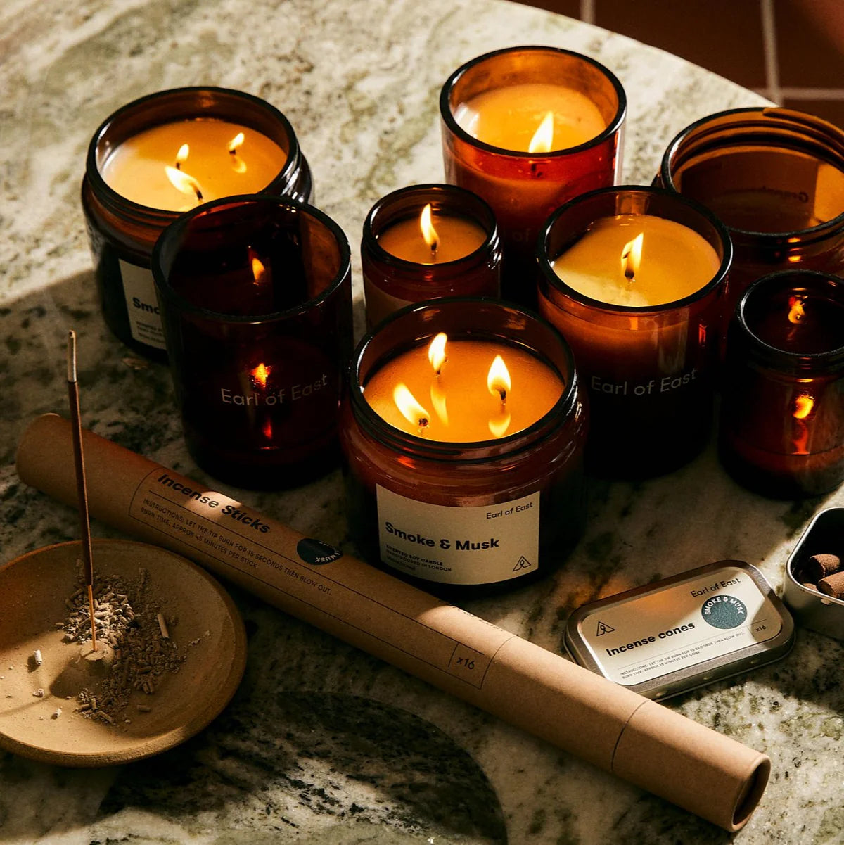 Incense Sticks 16pk - Smoke & Musk