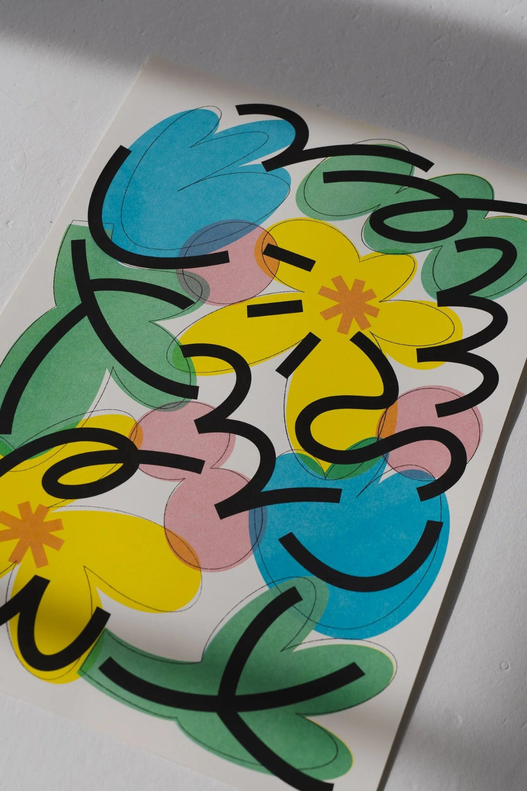 Garden - Risograph Print - A3