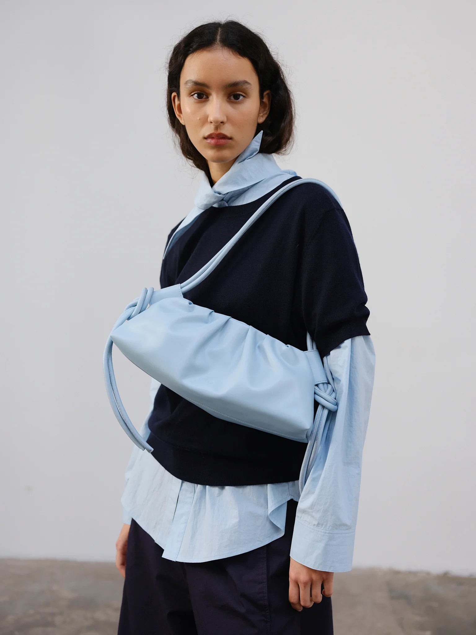 Dumpling Bag - Baby Blue