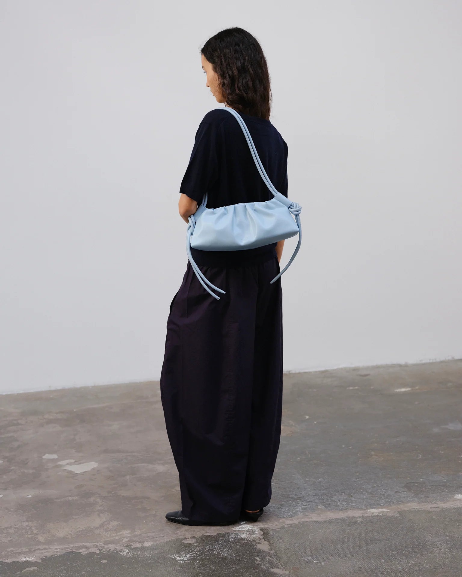 Dumpling Bag - Baby Blue