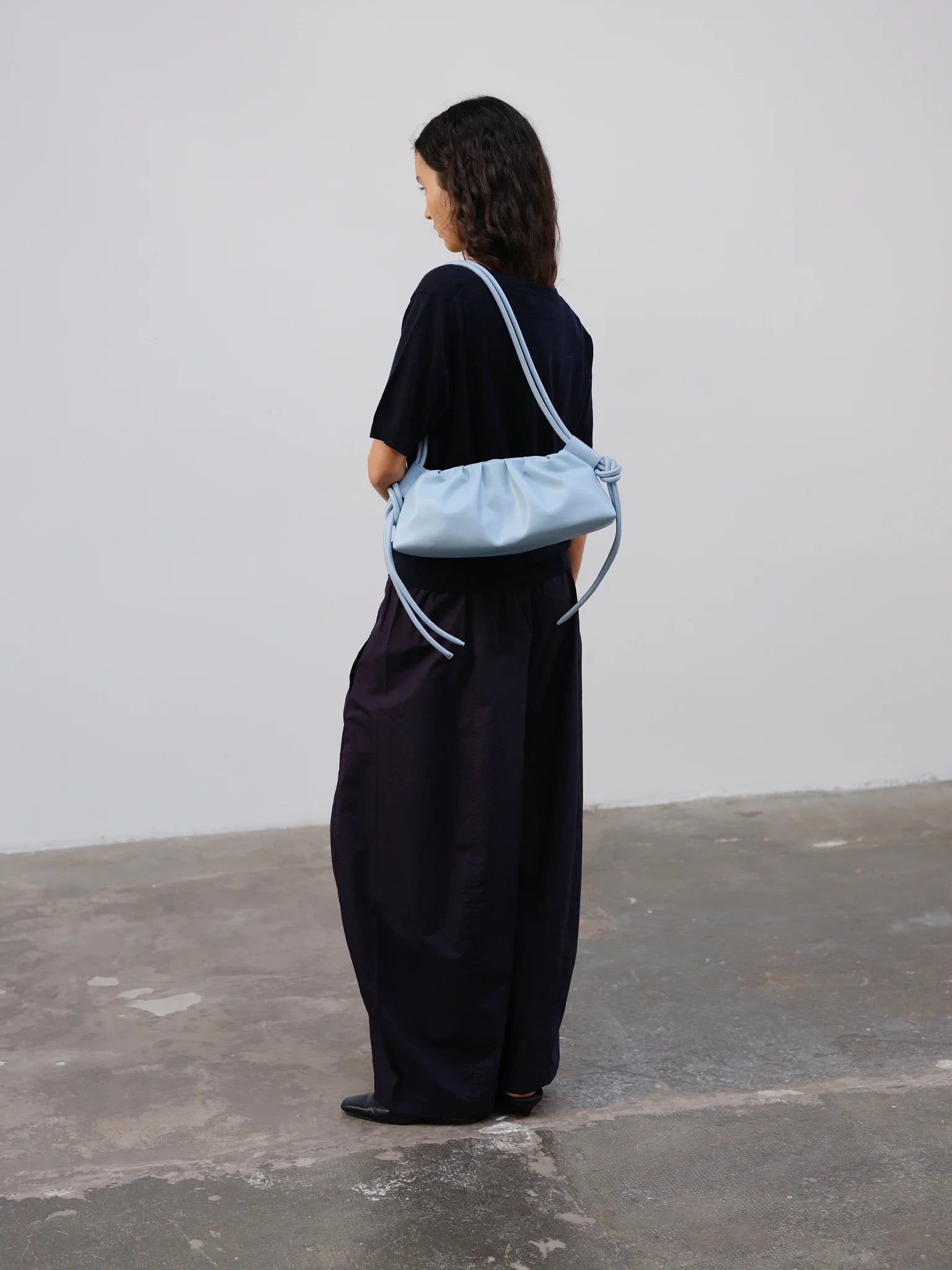 Dumpling Bag - Baby Blue