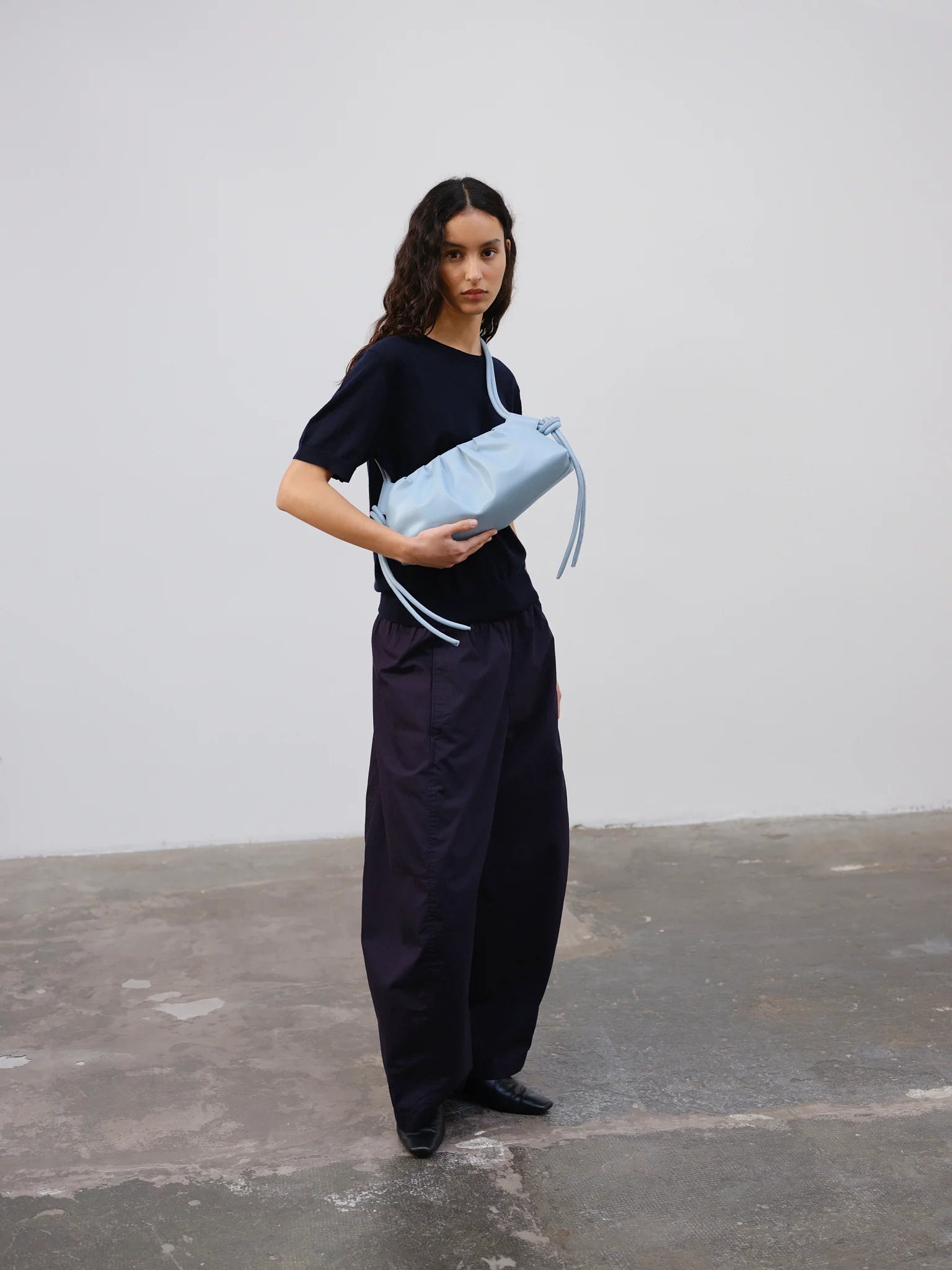 Dumpling Bag - Baby Blue