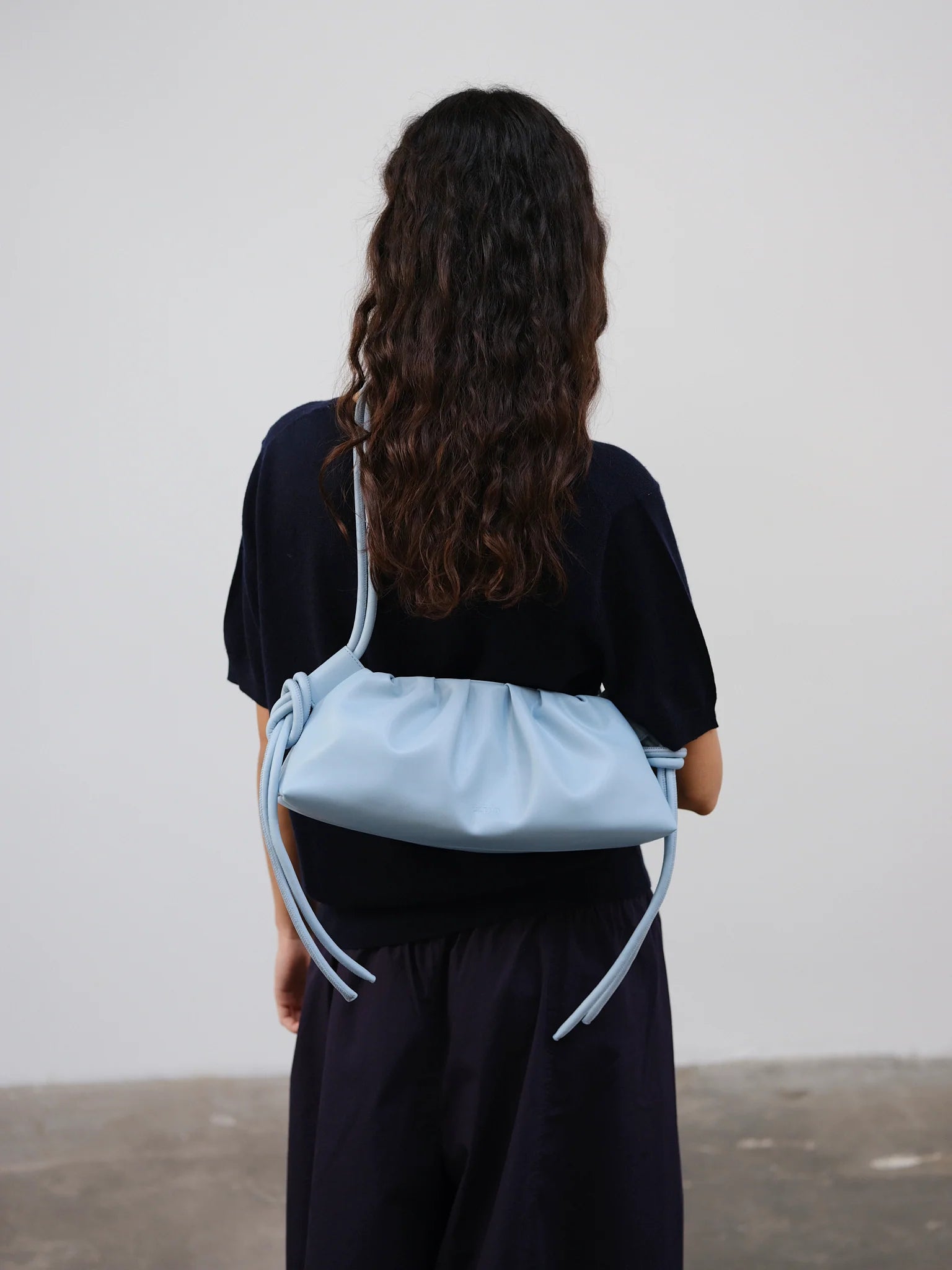 Dumpling Bag - Baby Blue