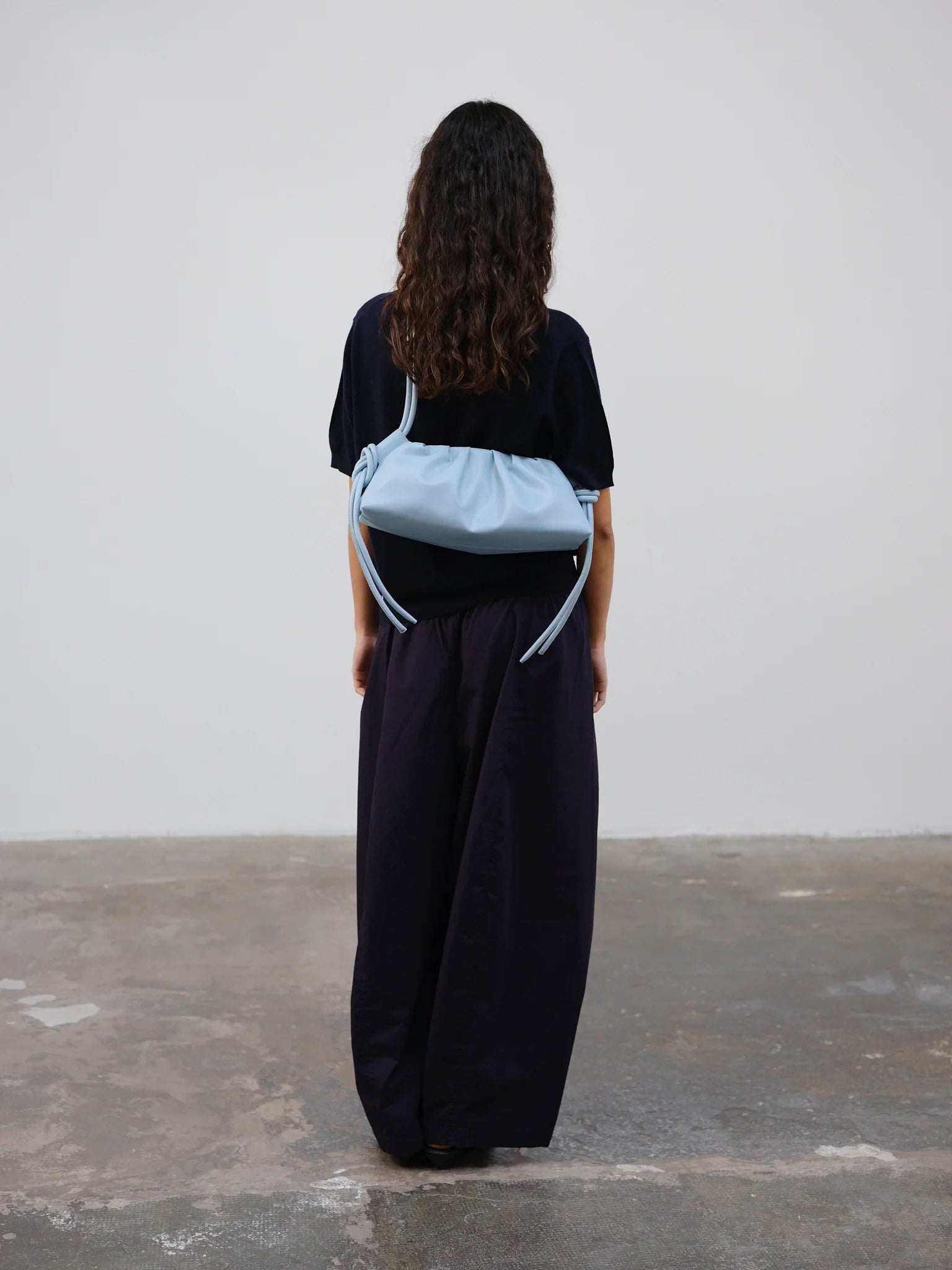 Dumpling Bag - Baby Blue
