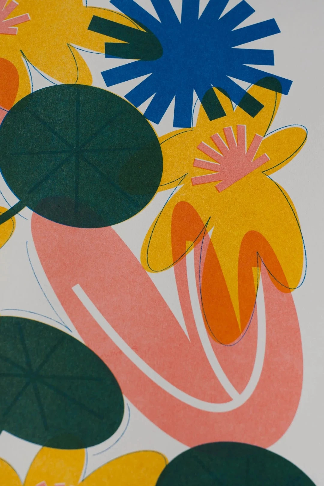 Spring Is Here - Risograph Print - A3