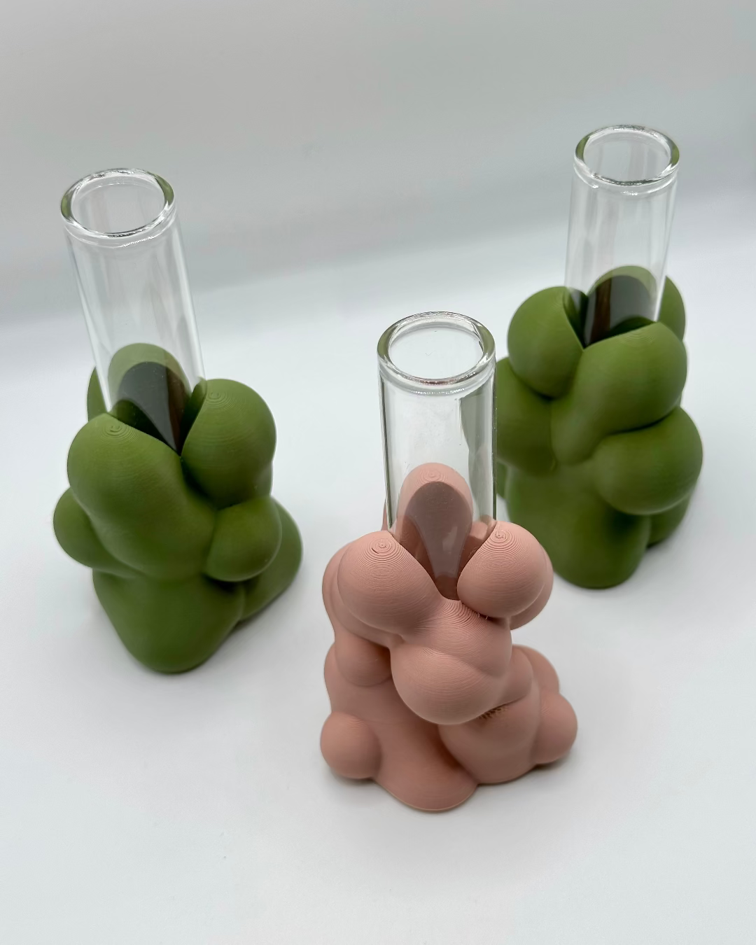 Gloop - Mini Propagation Vase, Putty Pink