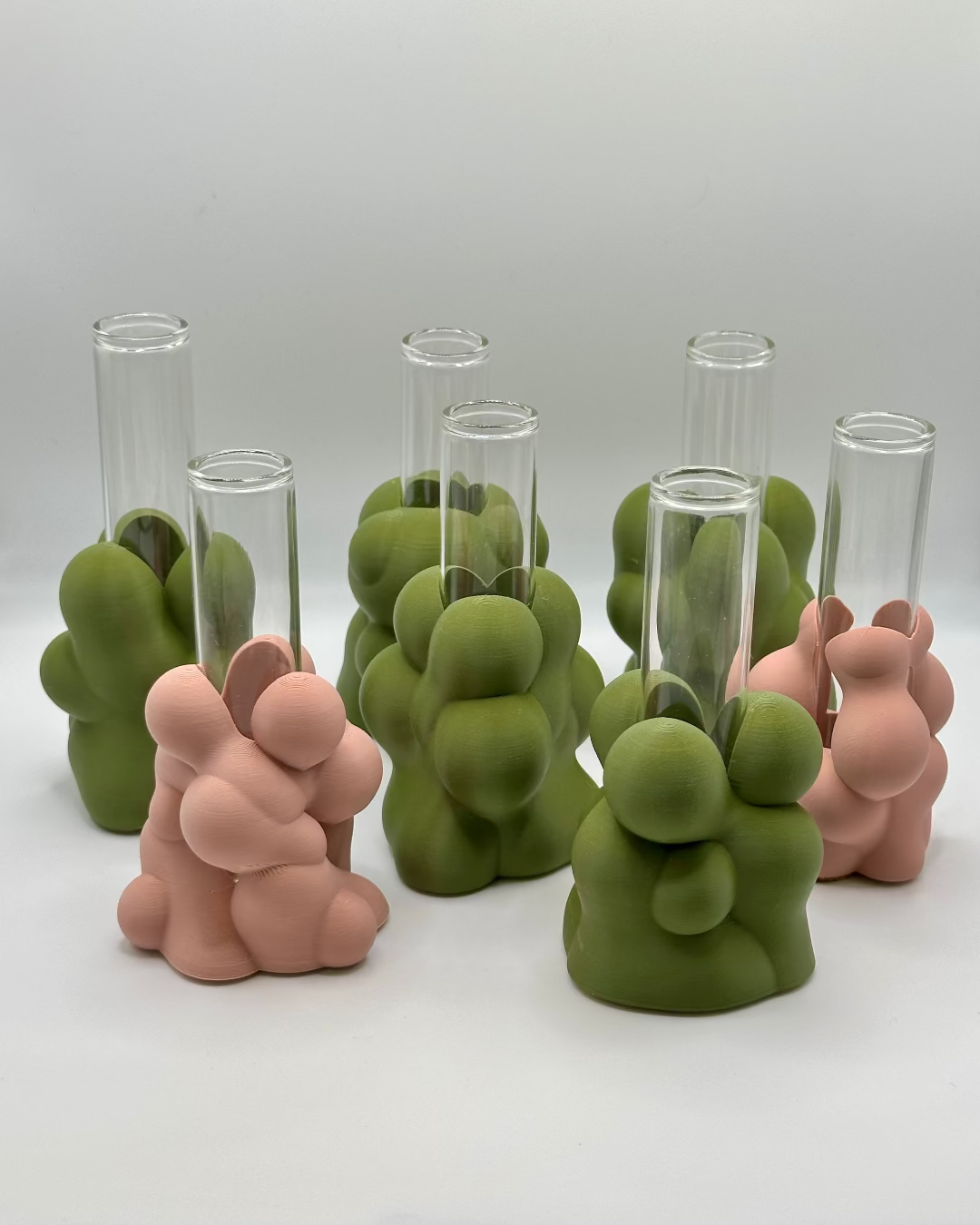 Gloop - Mini Propagation Vase, Putty Pink