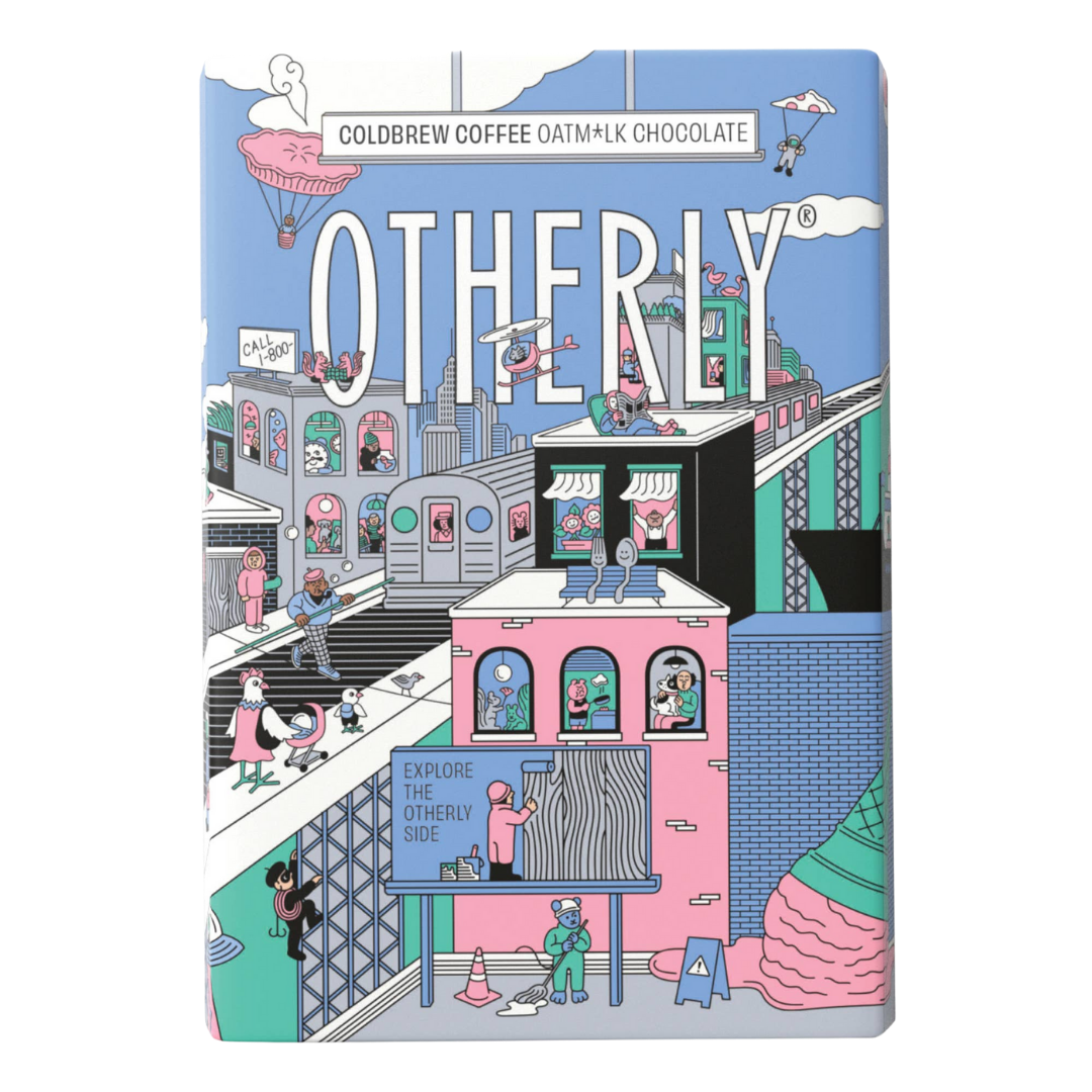 Cold Brew Coffee Oatm*lk Chocolate Bar, Vegan (120g)