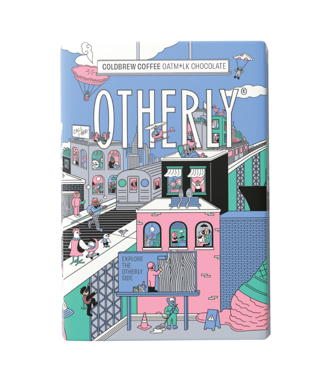 Cold Brew Coffee Oatm*lk Chocolate Bar, Vegan (120g)