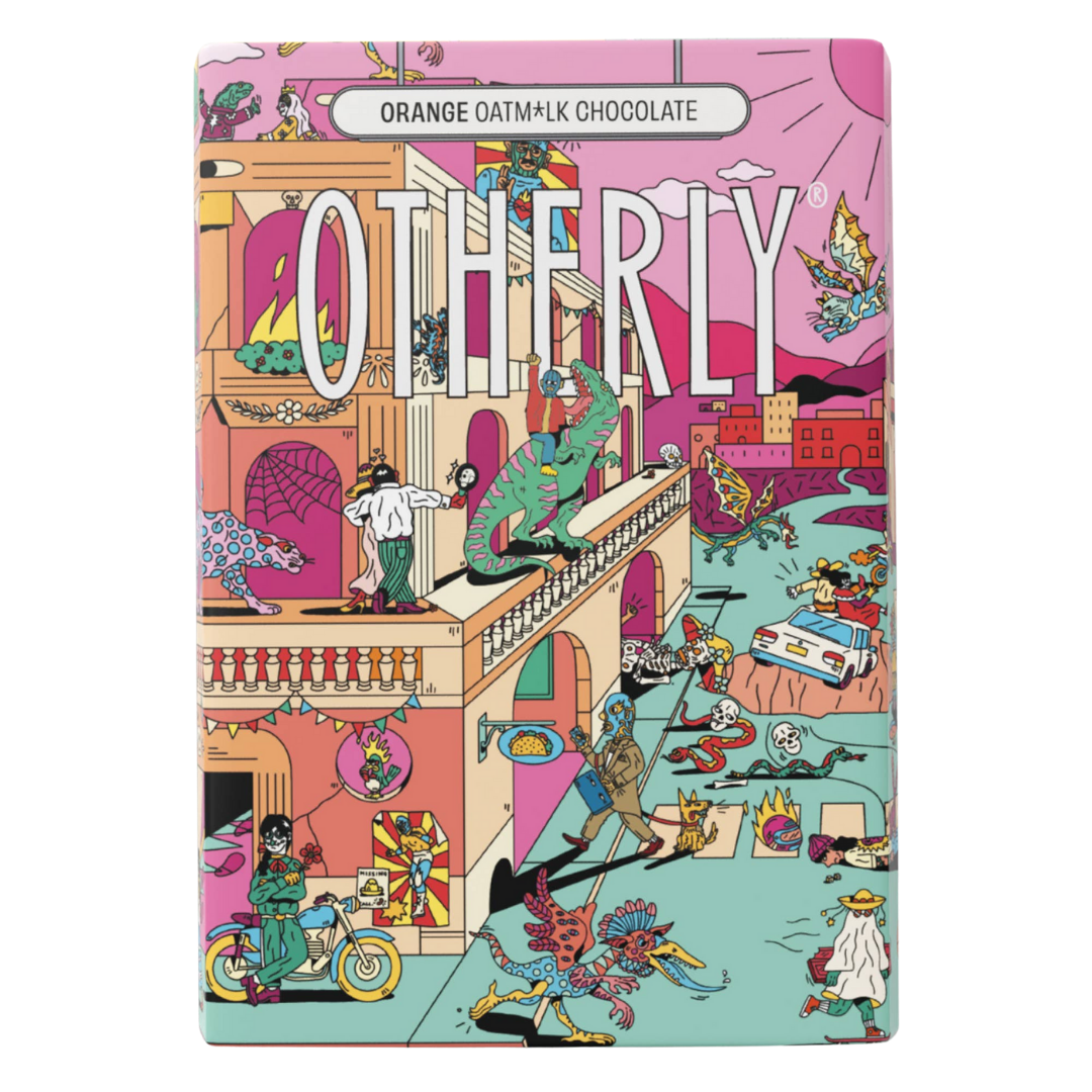 Orange Oatm*lk Chocolate Bar , Vegan (120g)