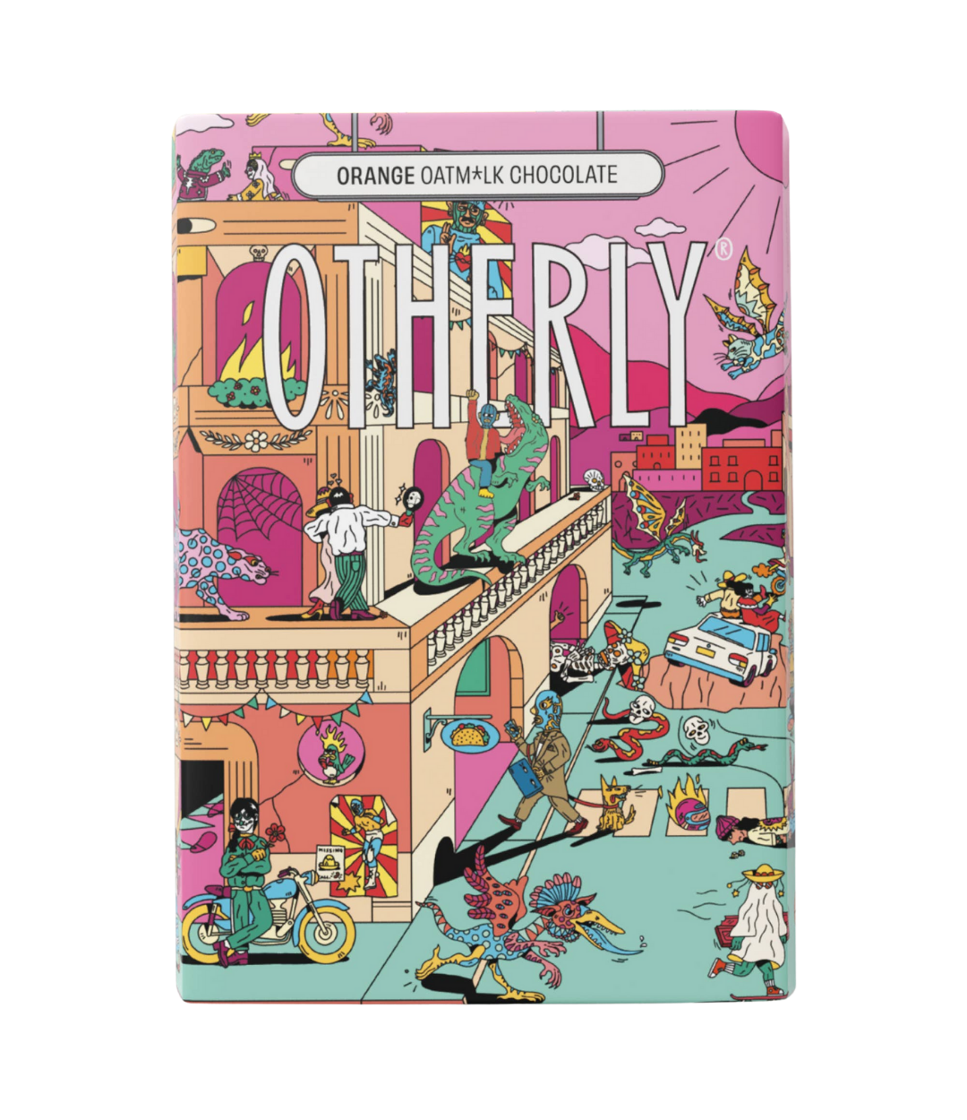 Orange Oatm*lk Chocolate Bar , Vegan (120g)