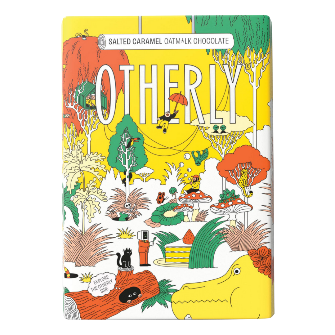 Salted Caramel Oatm*lk Chocolate Bar, Vegan (120g)