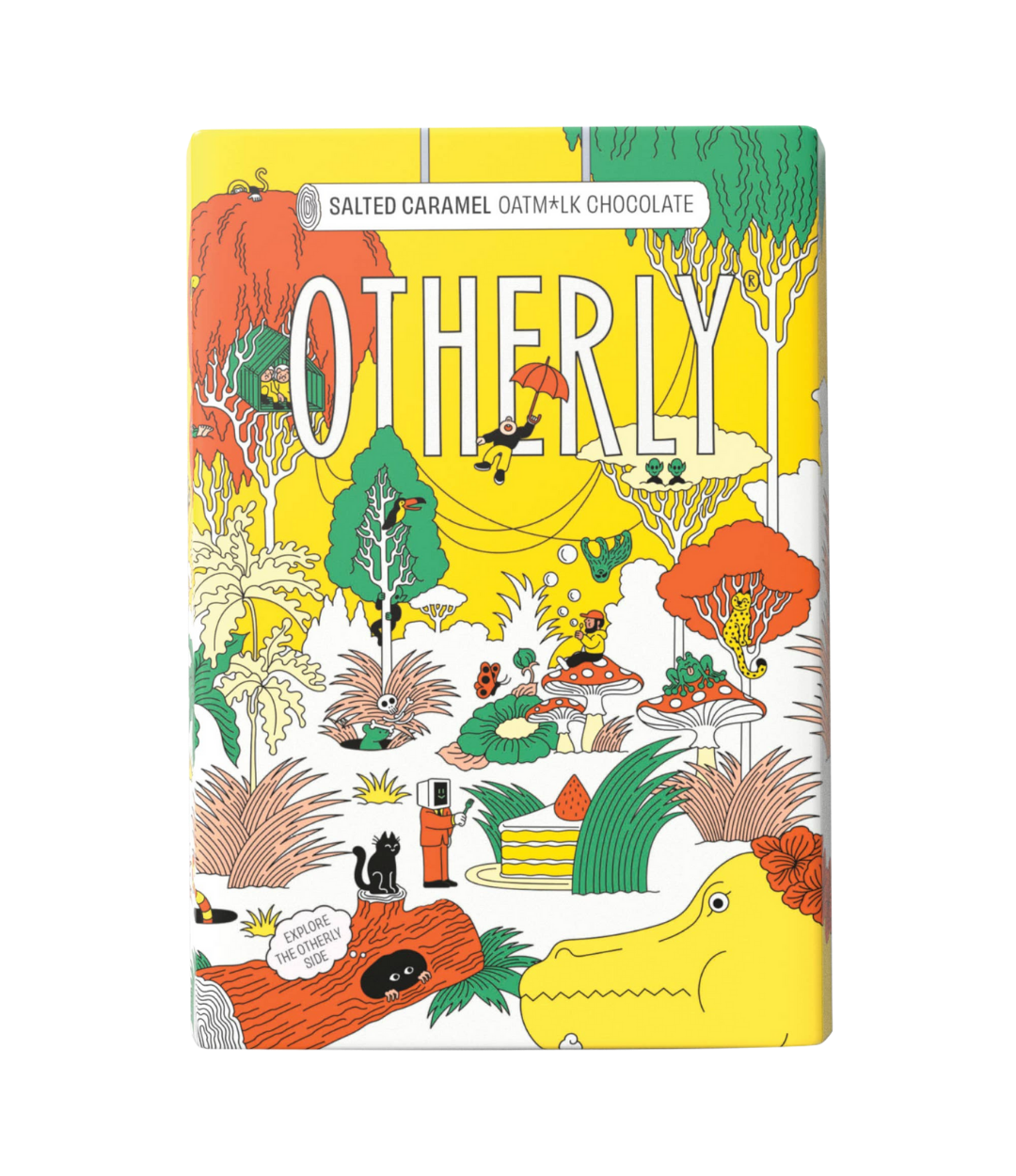 Salted Caramel Oatm*lk Chocolate Bar, Vegan (120g)