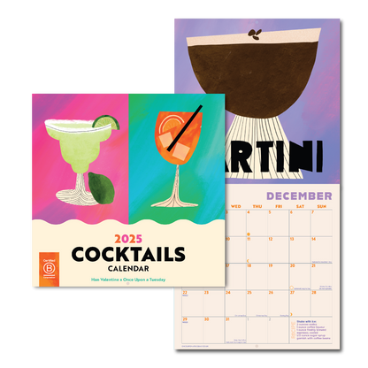 2025 Calendar - Cocktails