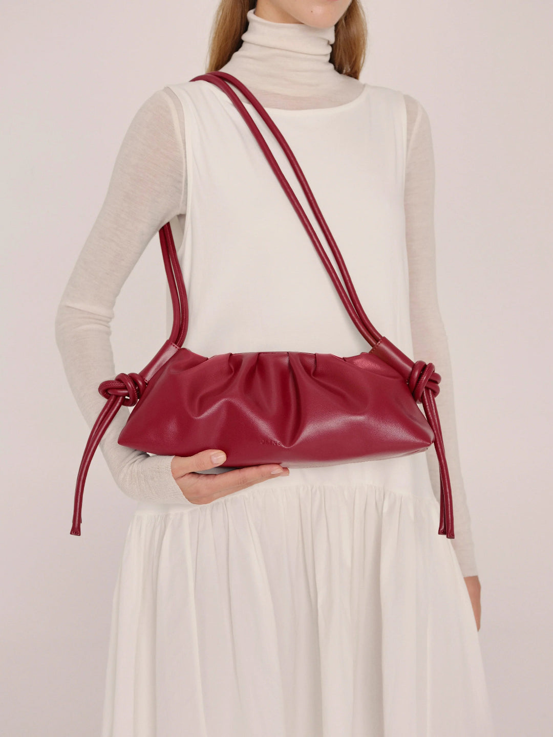 Dumpling Bag - Cherry Red