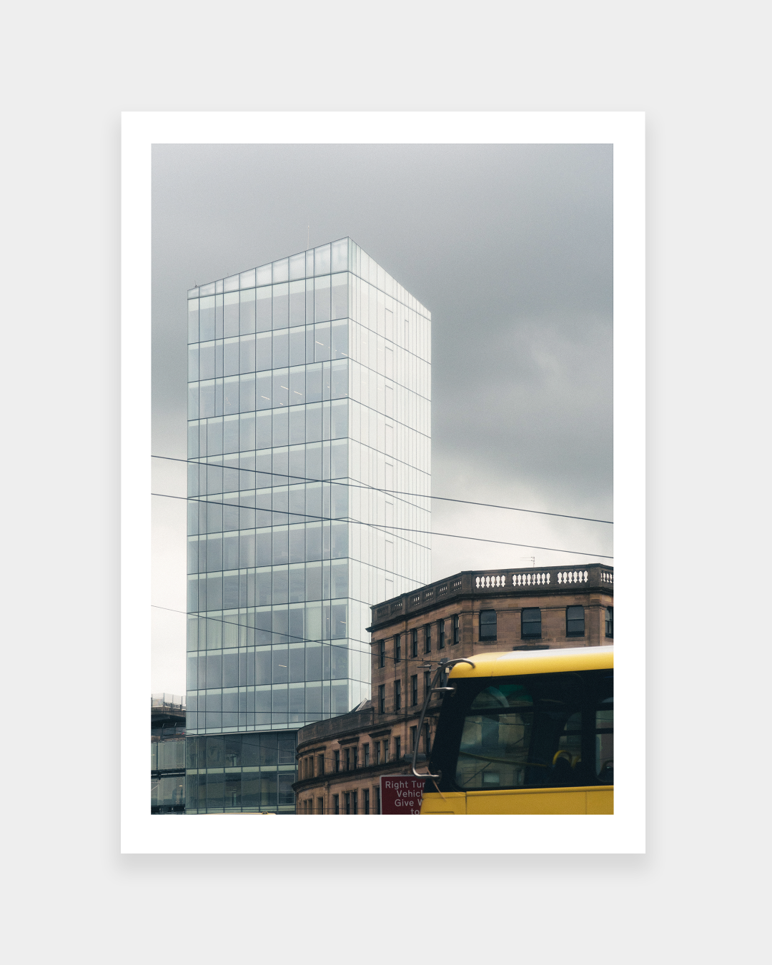 Manchester Back Turner St Print - A3