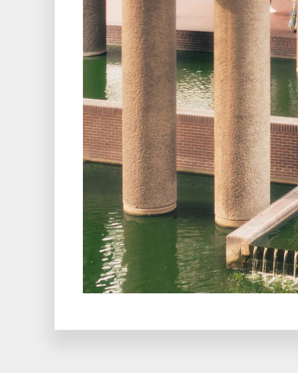 Barbican Water Gardens Print - A3