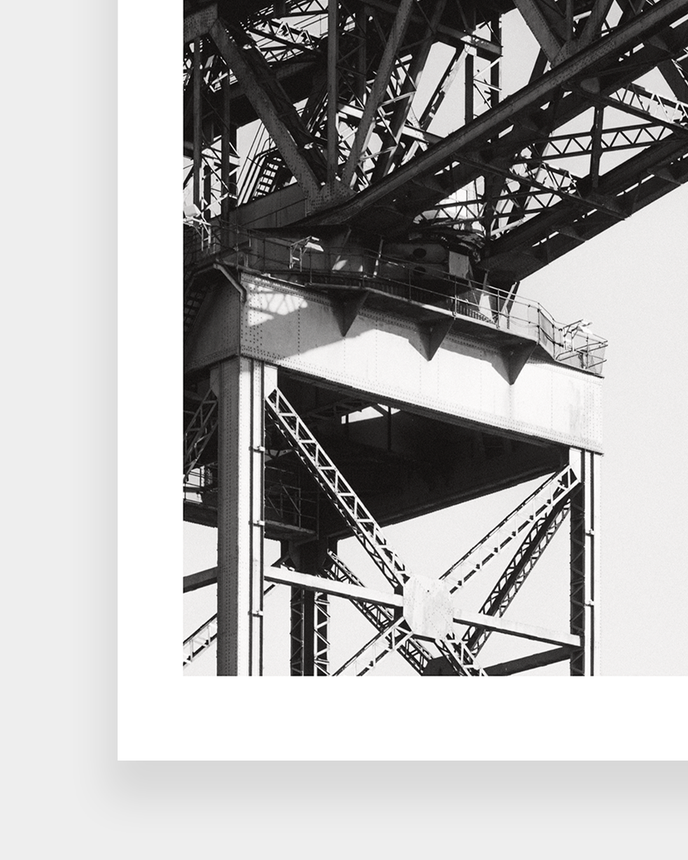 Glasgow Clydeport Print - A4