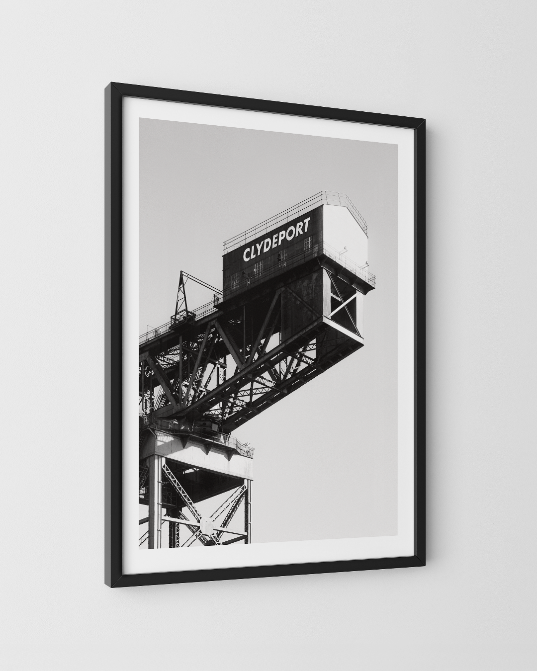 Glasgow Clydeport Print - A4