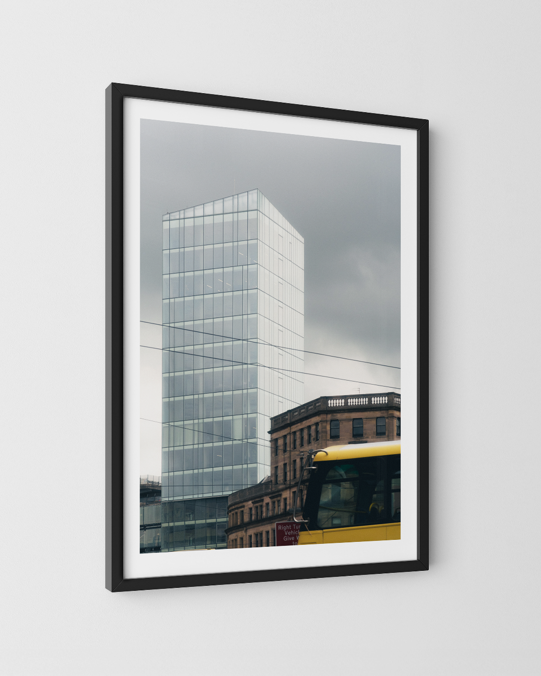 Manchester Back Turner St Print - A3