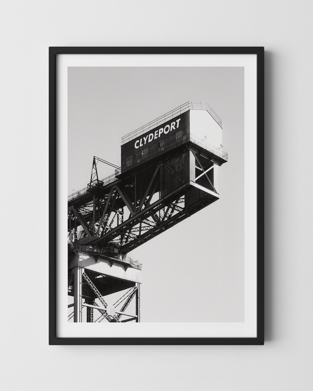 Glasgow Clydeport Print - A4