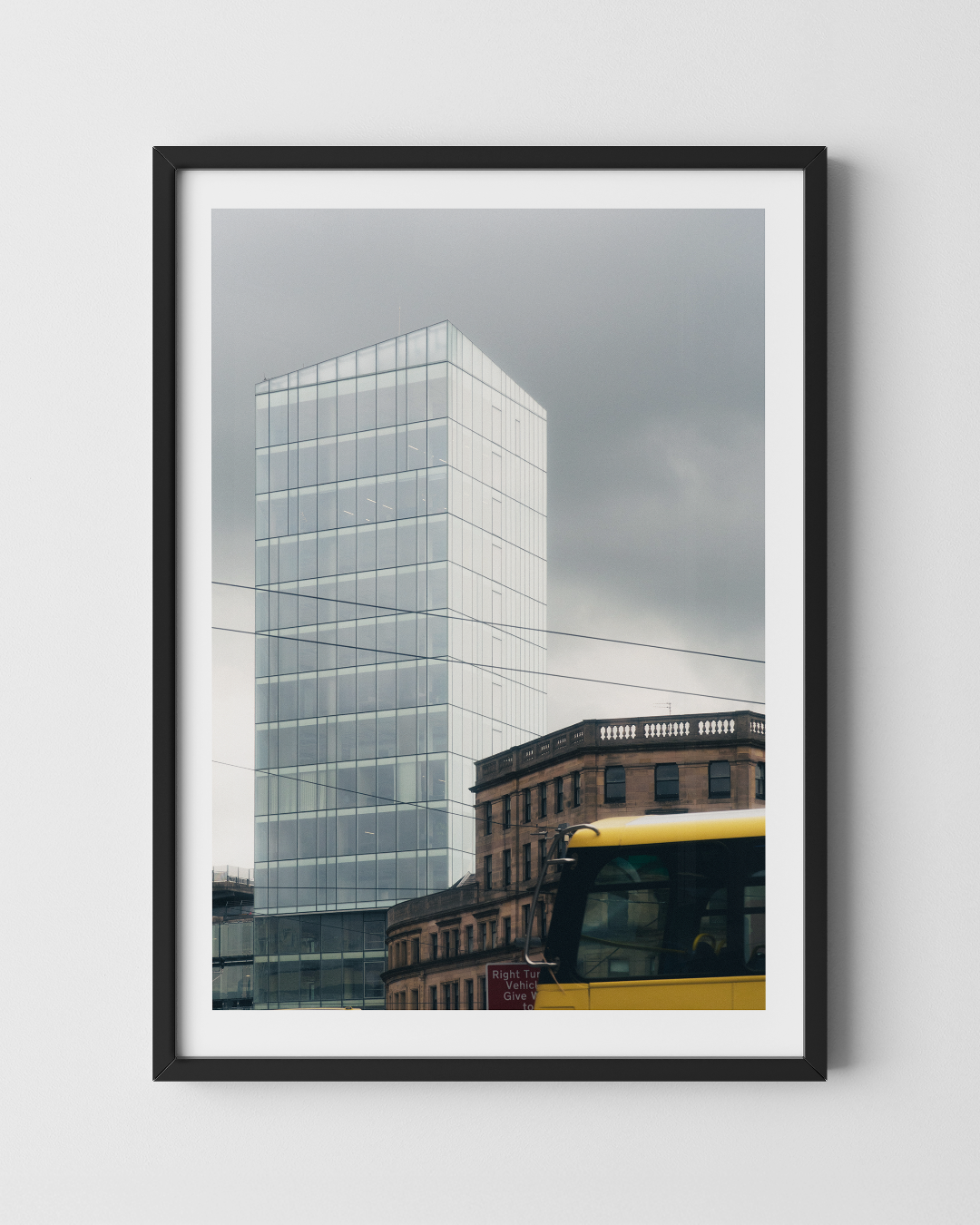 Manchester Back Turner St Print - A3