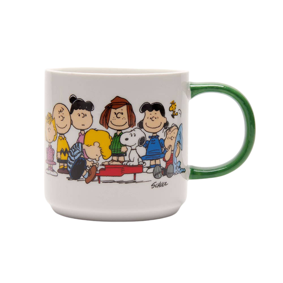 Peanuts Gang & House Mug