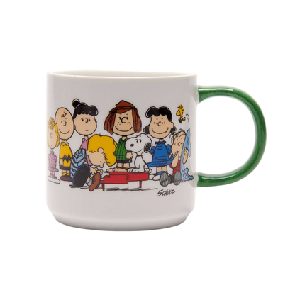 Peanuts Gang & House Mug