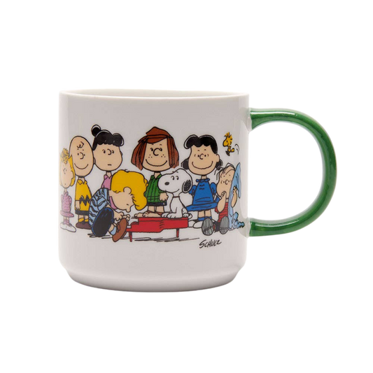 Peanuts Gang & House Mug