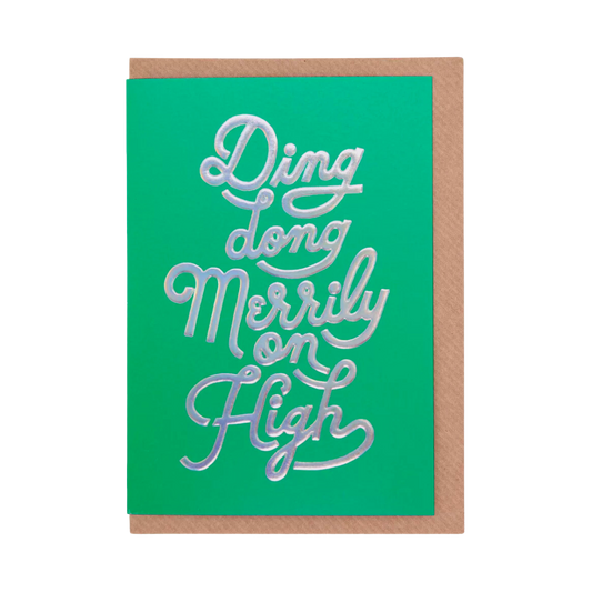 Ding Dong Merrily on High - Christmas Card