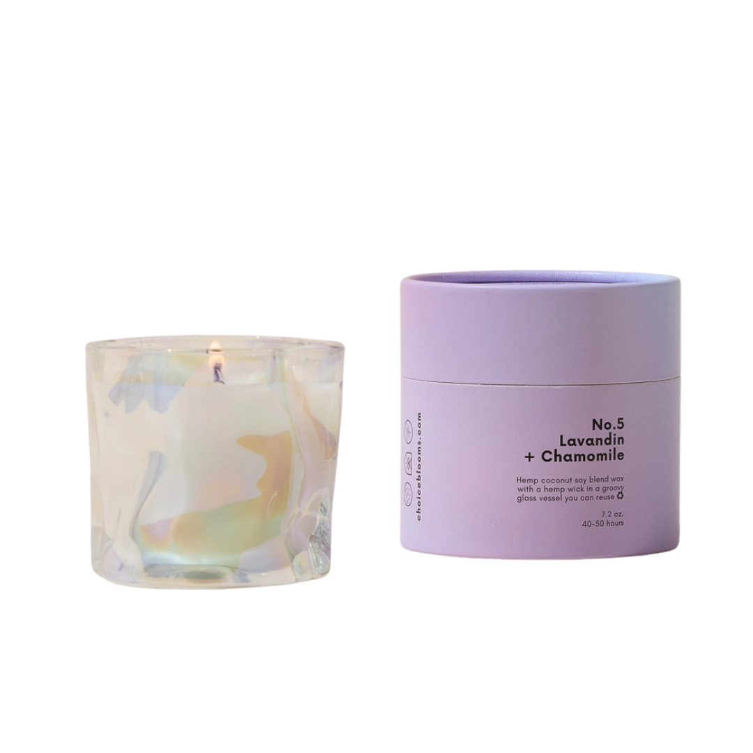 Choice Blooms Candle - No. 5 Lavandin + Chamomile Candle