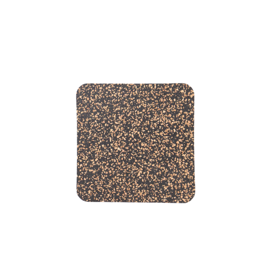 Dash Recycled Rubber & Cork Coaster - Set of Four