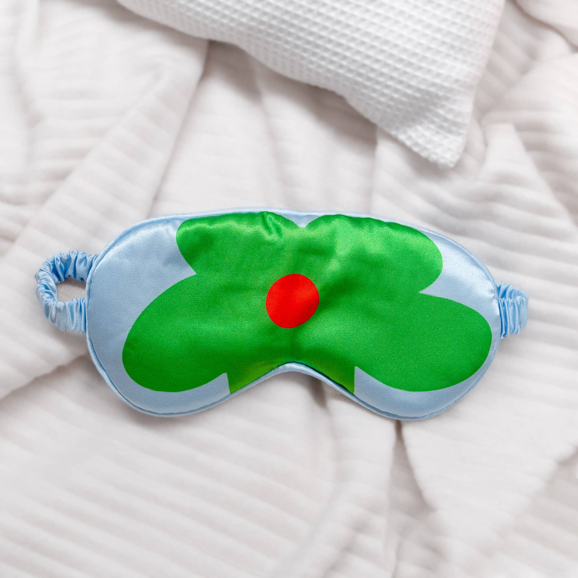 Flower Eye Mask - Green