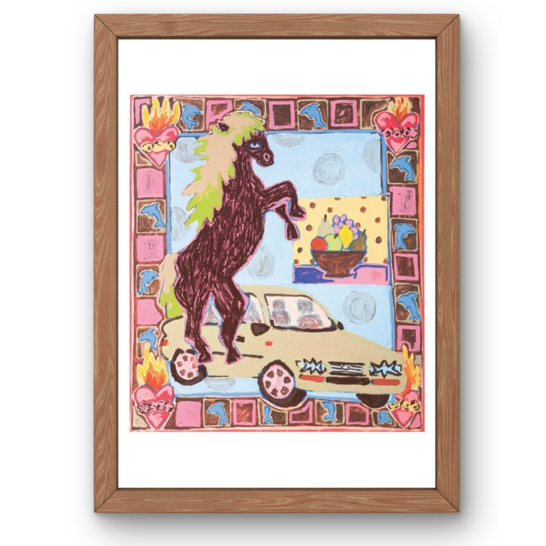 Horse vs Car - A3